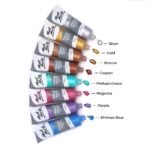 Metallic Acrylic Paint Set Premium 8pc x 36ml (1.2 US fl.oz) - Image 4