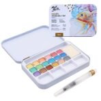 Metallic Watercolour Cake Set in Tin Premium 21pc - Image 2