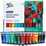 Acrylic Colour Paint Set Signature 24pc x 36ml -1.2 us fl.oz