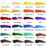 Mont Marte Oil Paints for Painting - 24 Pieces in 12 ml Tubes, Multicolor - Image 4