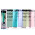Brustro Pastelix HB Pencils|Pack of 30 (5 Colours x 6 Pencils), 2.2mm Lead With Latex free Rubber,Pre-Sharpened - Image 5
