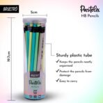 Brustro Pastelix HB Pencils|Pack of 30 (5 Colours x 6 Pencils), 2.2mm Lead With Latex free Rubber,Pre-Sharpened - Image 2