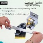 Brustro Radiant Basics Washi Tape – Simple Yet Sparkling (Set of 3) - Image 4