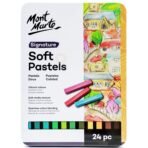 Mont Marte Soft Pastels- Tin Box, Signature 24pc