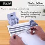 BRUSTRO Timeless Patterns Washi Tapes | Set of 5 | 15 mm x 5 mtrs | Low Tack Adhesive - Image 2