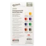 Mont Marte Transparent Oil Paint Intro Set Premium 8pc x 18ml - Image 3