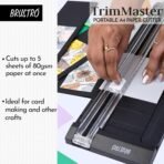 Brustro Trim Master Portable A4 Paper Cutter | 12 Inches, SKS-7 Blade | Precision Cutting Tool - Image 2