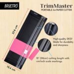Brustro Trim Master Portable A4 Paper Cutter | 12 Inches, SKS-7 Blade | Precision Cutting Tool - Image 4
