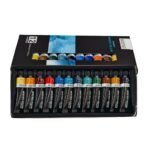 BRUSTRO Artist's Watercolour Paint | Set of 12 Colours X 5ML Tubes - Image 3