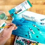 Watercolour Paints Premium 12pc x 8ml - Image 4