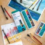 Watercolour Paints Premium 12pc x 8ml - Image 5