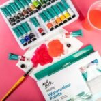 Watercolour Paints Premium 24pc x 8ml - Image 5