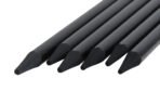 Brustro Woodless Charcoal Pencil Set of 6 (3 Soft, 2 Medium, 1 Hard) - Image 4