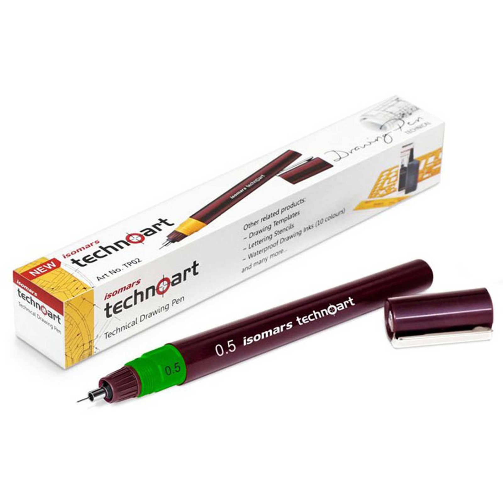 0.5 Isomars Technoart Technical Drawing Pen 0.5mm - Image 1