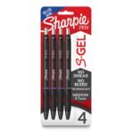 Sharpie Blue Colour S.Gel Pen, 0.7mm |Pack of 4