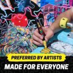 Uni-ball Posca 3M 0.9-1.3mm Bullet Shaped Markers | Multicolour Ink | Pack Of 8 - Image 3