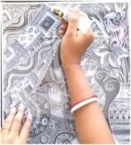 KeepSmiling Glass Liner 3D Outliner 1PC White - Image 2