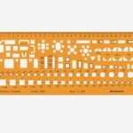 Isomars 1:200 Scale Architectural Furniture Template