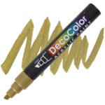 Marvy Decocolor Acrylic Paint Marker Chisel Tip (315) Gold
