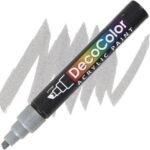 Marvy Decocolor Acrylic Paint Marker Chisel Tip (315) Silver