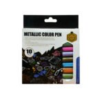 Keep-Smiling Metallic Color Pen Pack of 10