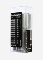 Karin Brushmarker PRO 12 Gray Colors - Image 2