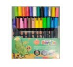 Keep Smiling Acrylic Marker (Set of 24 colours)