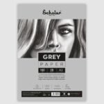 Scholar 160 Gsm Grey Toned Paper - Loose Sheets, A4 (GLS4)
