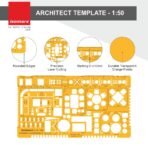 Isomars 1:50 Scale Architectural Furniture Template - Image 2