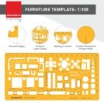 Isomars Architect Furniture Templates 1:100 1850M - Image 2