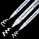 Marvy Uchida DecoColor Premium Paint Marker, Chisel Tip, Metallic Ink, (Silver) - Image 2