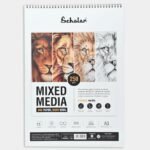 Scholar 250 Gsm Mixed Media Paper Pad - Cold Pressed (15 Sheets) (MMW3)