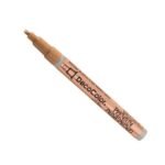 Marvy Uchida DecoColor Premium Paint Marker (250), Metallic Opaque Calligraphy Chisel Tip, (Copper)