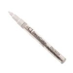 Marvy Uchida DecoColor Premium Paint Marker (250), Metallic Opaque Calligraphy Chisel Tip, (Silver)