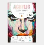 Scholar 360 Gsm Acrylic Paper, A3 - Loose Sheets, Pack of 5, (ACRL3)