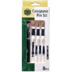 keep smiling calligraphy pen set 8pcs