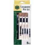 keep smiling calligraphy pen set 8pcs