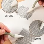 Keepsmiling Sketch Eraser with 2 Palette Knife | Pack of 20 Erasers - Image 2