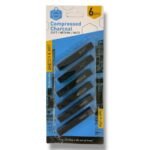keep smiling Compressed Charcoal (Soft, Medium, Hard) Set Of 6 Pcs.
