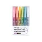 Lineplus Mildlight Highlighter Hot Set of 6