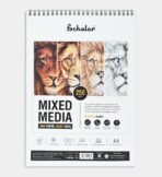 Scholar 250 Gsm Mixed Media Paper Pad - Cold Pressed, A4 (15 Sheets) (MMW4)