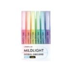 Lineplus Mildlight Highlighter Set Of 6 (Cool)