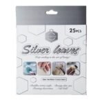 Keep Smiling Silver Leaves 25pcs Pack 14×14 cm