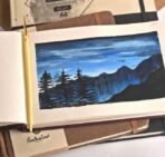Scholar 300 Gsm Watercolour Sketchbook, A6 (28 Sheets) - Burgundy, (WJ1) - Image 2