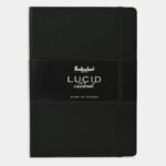 Scholar Notebook - Lucid, A5 (Elastic Closure, 160 Pages, Ruled) (LUC2) - Black