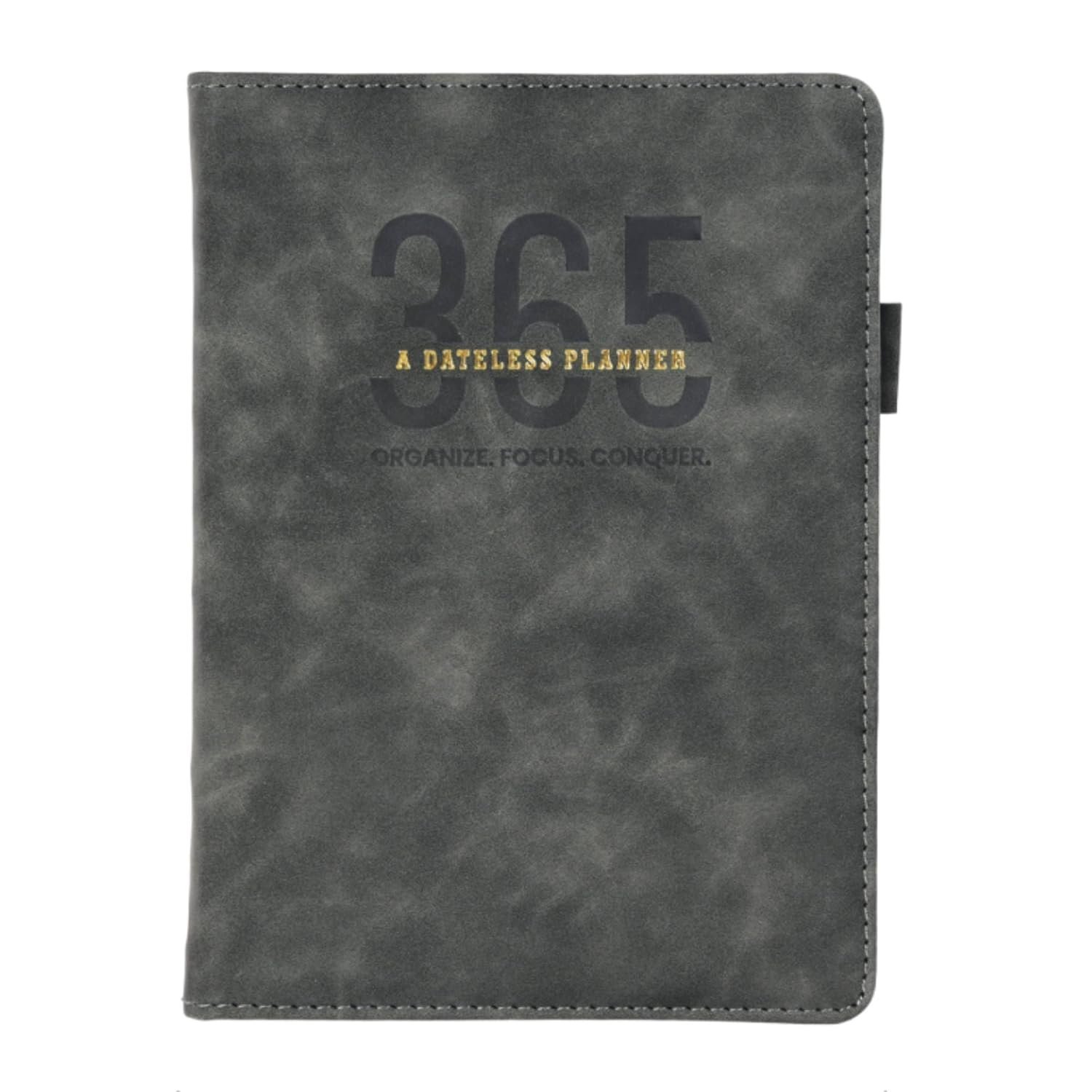 68 Scholar 365 Dateless Planner – 70 GSM Natural Shade Paper | 416 Pages (A5) (Grey) - Image 1
