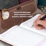 Scholar 365 Dateless Planner – 70 GSM Natural Shade Paper | 416 Pages (A5) (Brown) - Image 5