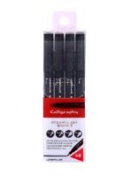 LinePlus Calligraphy Pen Set of 4 (Black)