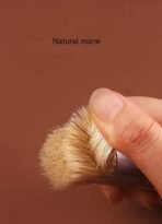 KeepSmiling Wooden Stencil Brush Pure Natural Bristle, no.8, (single brush) - Image 2
