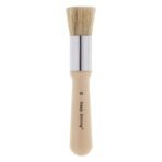KeepSmiling Wooden Stencil Brush Pure Natural Bristle, no.10, (single brush)